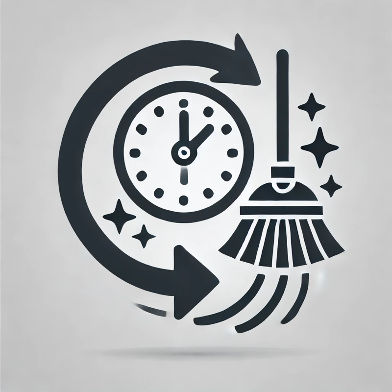 Flexible Reinigungszeiten